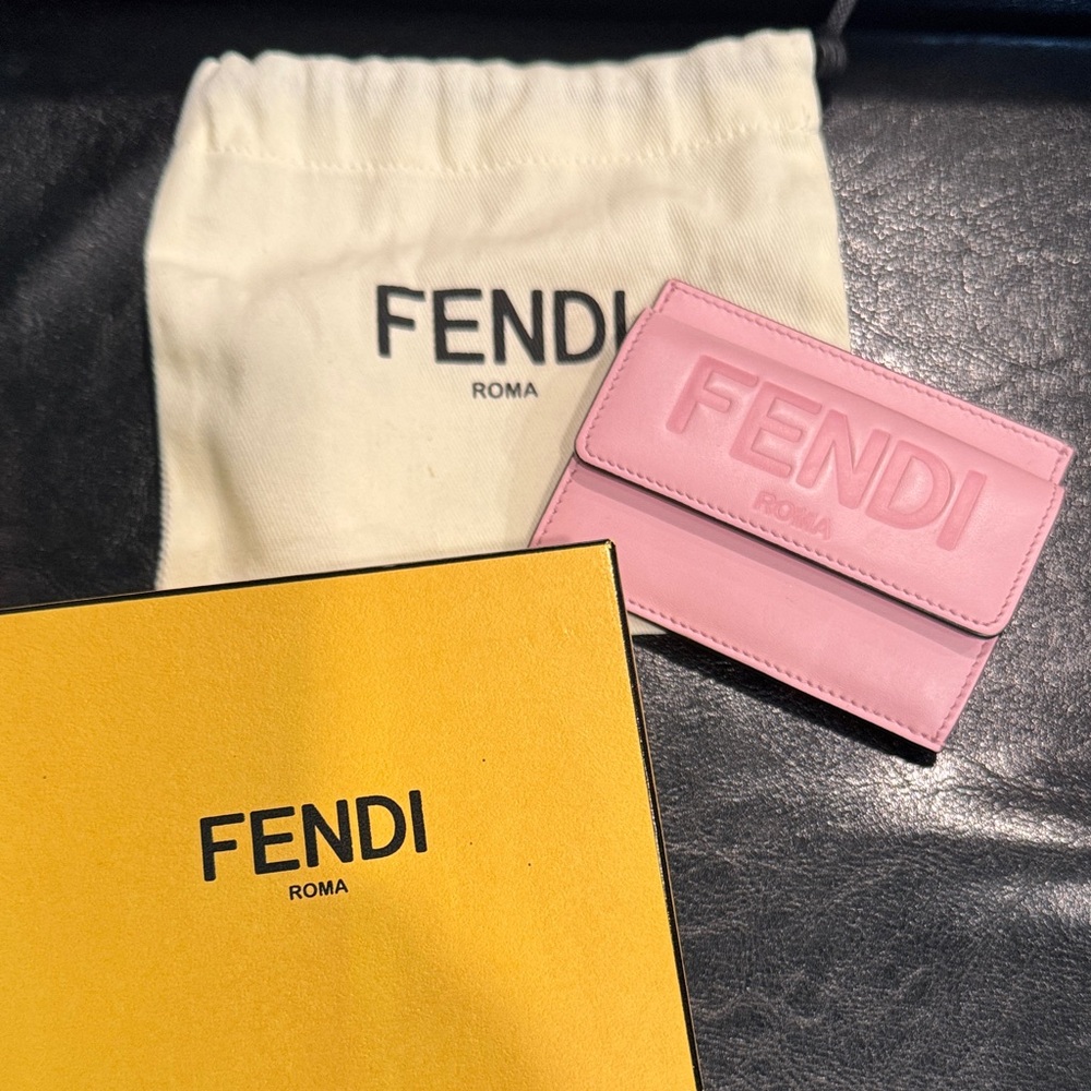 Fendi Light Pink Card Holder